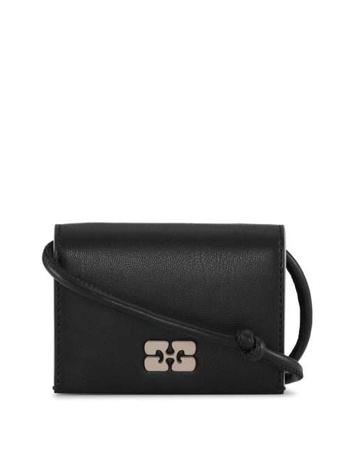 Ganni Bou logo-plaque wallet