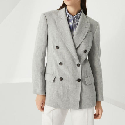 Brunello Cucinelli Jackets Light Grey