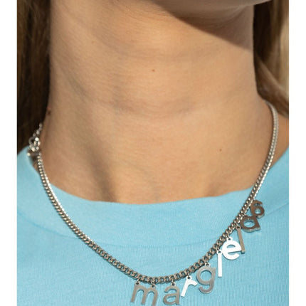 MM6 Maison Margiela logo-lettering necklace