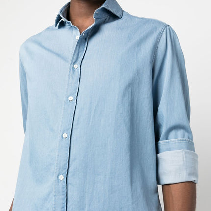 Brunello Cucinelli Shirts Clear Blue