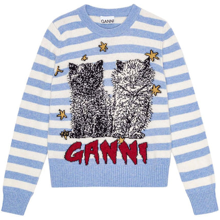 Ganni Sweater with embroidery