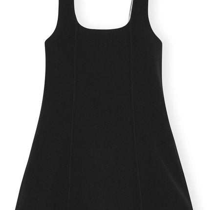Ganni crepe mini dress