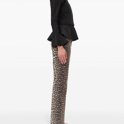 Ganni Sleeveless tank top with zip
