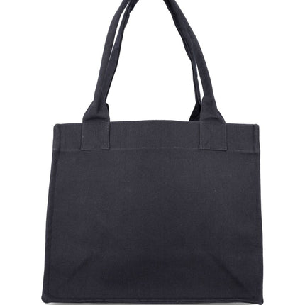 Ganni Large shopper bag with logo