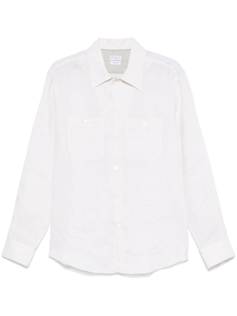 Brunello Cucinelli Shirts Beige