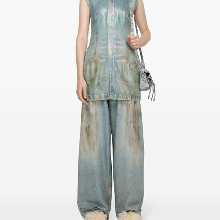 Acne Studios coated denim dress