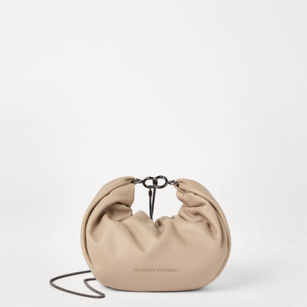 Brunello Cucinelli Monili Shoulder Bag with Chain