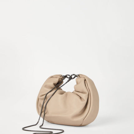 Brunello Cucinelli Monili Shoulder Bag with Chain