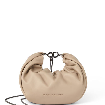Brunello Cucinelli Monili Shoulder Bag with Chain