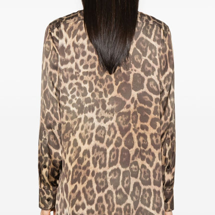 Stella McCartney Leopard Oversized Shirt
