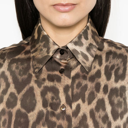 Stella McCartney Leopard Oversized Shirt