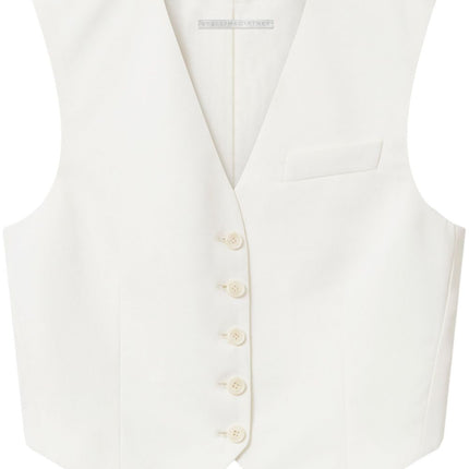 Stella McCartney Cropped Tailored Wool Waistcoat