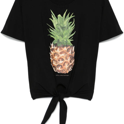 Stella McCartney Pineapple Tie-front Cotton T-Shirt