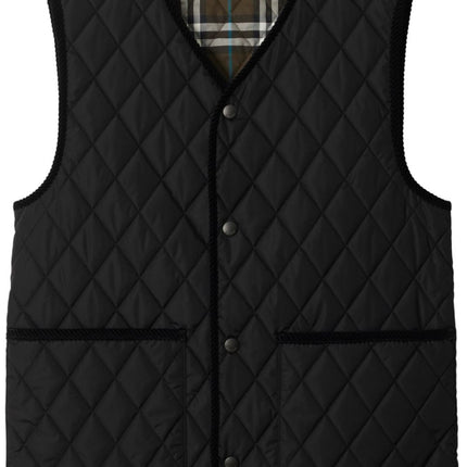 Burberry Nylon quilted sleeveless jacket