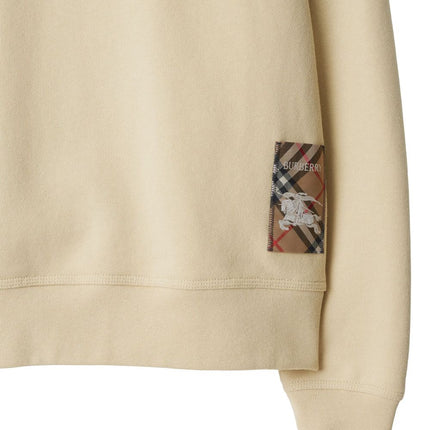 Burberry Cotton sweatshirt with Check label