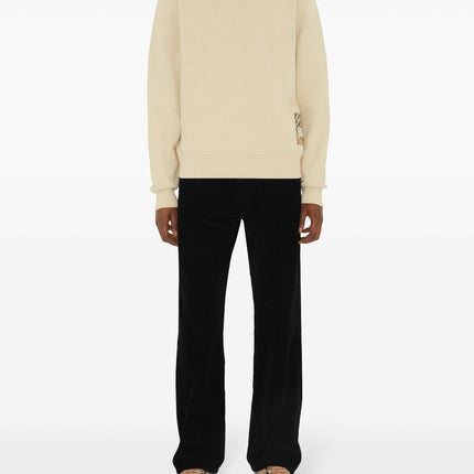 Burberry Cotton sweatshirt with Check label