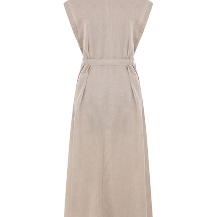 Brunello Cucinelli long linen dress