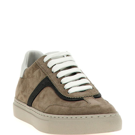 Brunello Cucinelli Monili-embellished sneakers