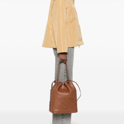 Casadei leather bucket bag