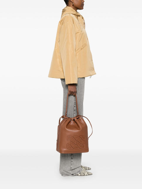 Casadei leather bucket bag