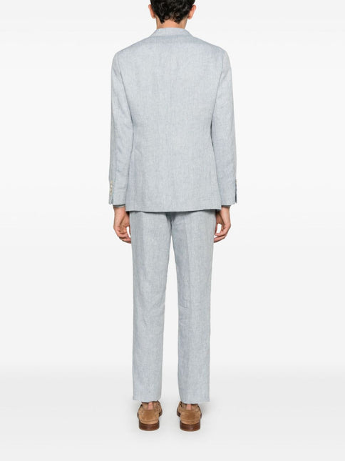 Brunello Cucinelli single-breasted linen suit