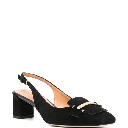 Tod's 50mm Suede Pumps with Back Strap