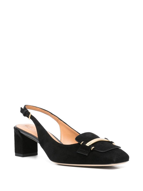 Tod's 50mm Suede Pumps with Back Strap
