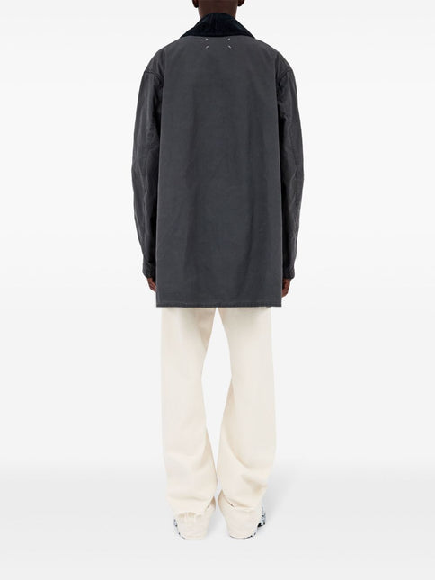Maison Margiela Double Breasted Cotton Jacket
