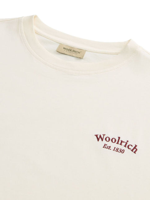 Woolrich Pure Pima Cotton T-Shirt with Logo