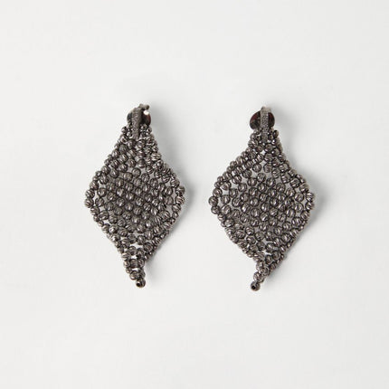 Brunello Cucinelli Sculptured silver earrings