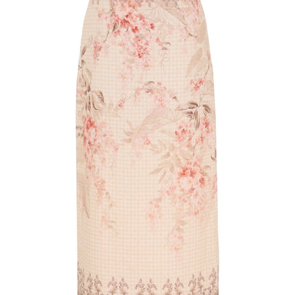 Zimmermann Illuminate Pencil Midi Skirt