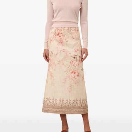Zimmermann Illuminate Pencil Midi Skirt