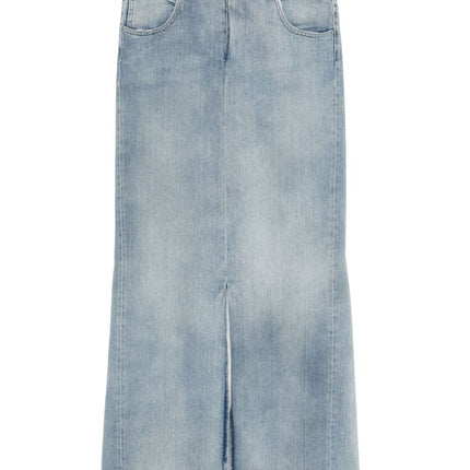 Maison Margiela Maxi denim cotton skirt