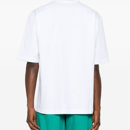 Marni logo-patch polo shirt