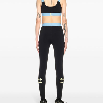 Off White Bra With Colour-Block Design