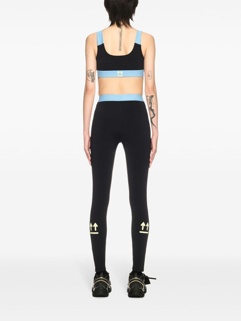 Off White Bra With Colour-Block Design
