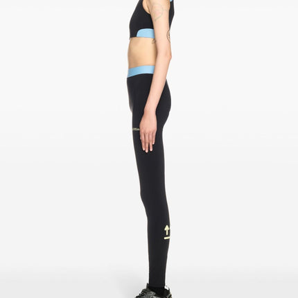 Off White Bra With Colour-Block Design