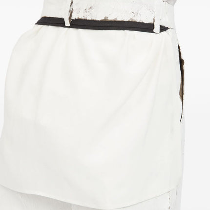MM6 Maison Margiela Trousers White