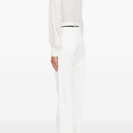 MM6 Maison Margiela Trousers White