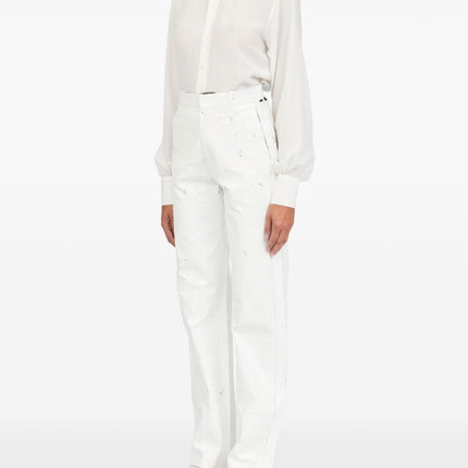 MM6 Maison Margiela Trousers White