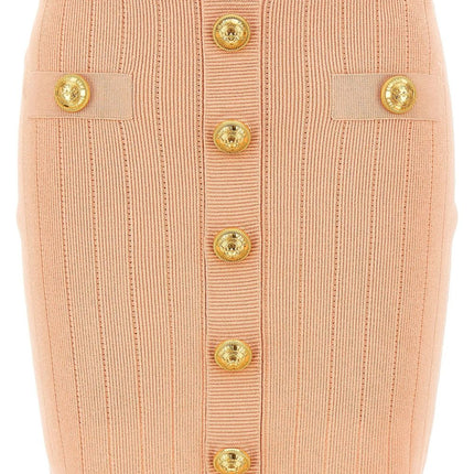 Balmain knitted mini skirt