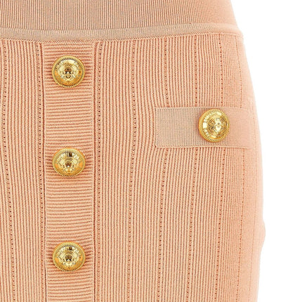 Balmain knitted mini skirt