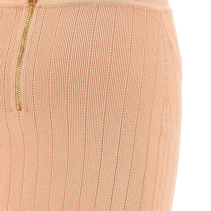 Balmain knitted mini skirt