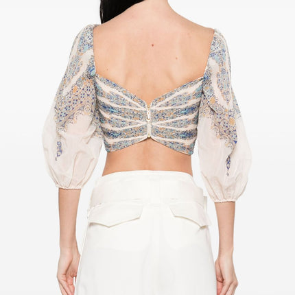 Zimmermann Zimmerman pleated design top
