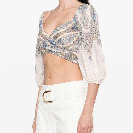Zimmermann Zimmerman pleated design top
