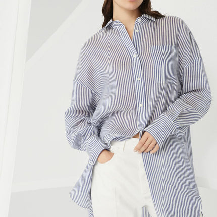 Brunello Cucinelli Shirts Clear Blue