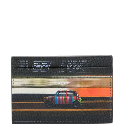 Paul Smith Printed leather card case