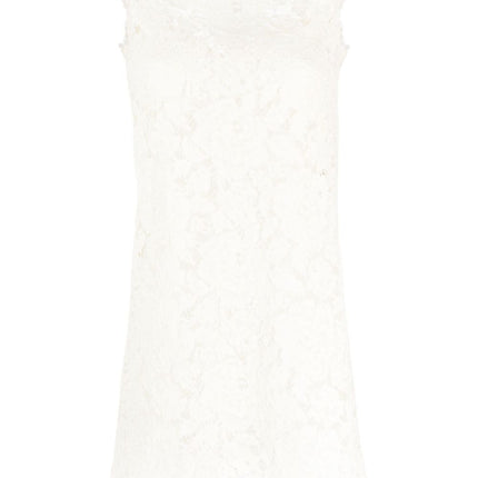 Dolce & Gabbana Sleeveless Lace Mini Dress