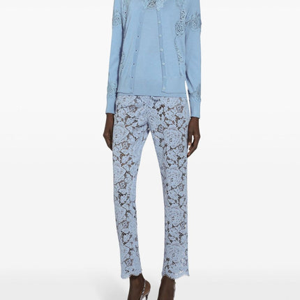 Dolce & Gabbana Embroidered Lace Trousers