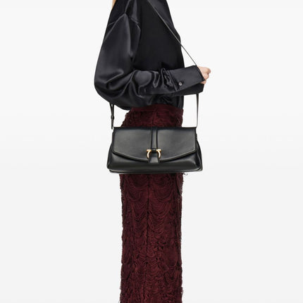 Ferragamo Medium Front Flap Soulder Bag